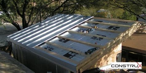 metal roofing over plywood installation